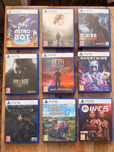 Playstation game cases - (ps5),