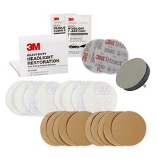 3M Headlight Restoration Kit, Heavy Duty 2-Pack, Easy Drill Required