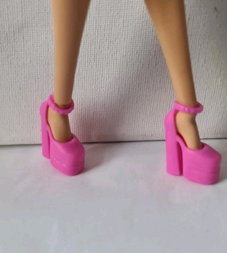 Barbie doll platform shoes - doll,