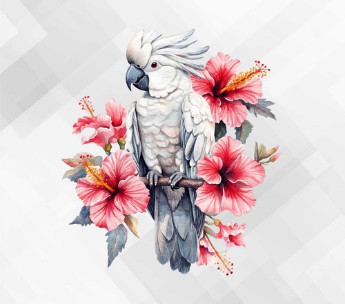 Watercolor floral white - floral,