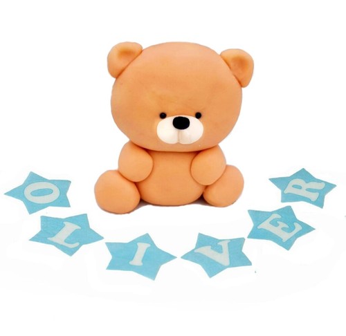 Teddy bear cake - toppers, edible
