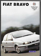 Fiat Bravo 1995-1996 New Zealand Market Foldout Sales Brochure S, SX, GT & HGT
