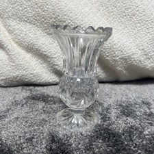 Lead Crystal Bud Vase Cut