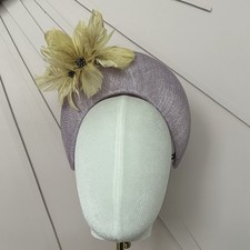 Lilac Sinamay Fascinator