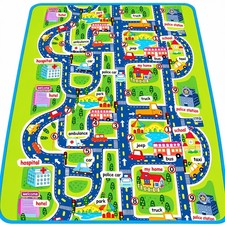 Map Play Mat Rug Kids City