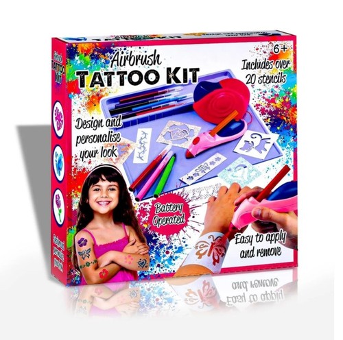 Airbrush tattoo kit battery - airbrush,