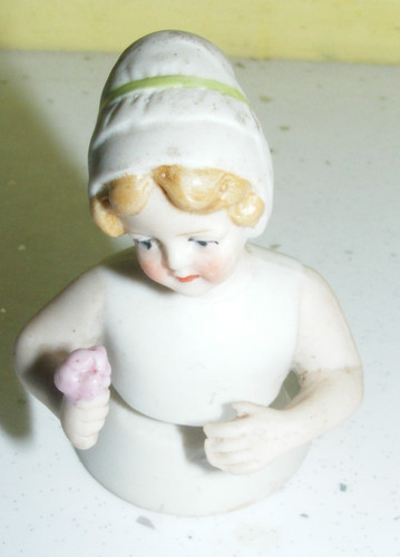 Vintage pin cushion - , half