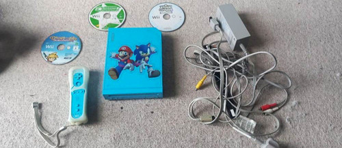 Nintendo wii blue pal - pal, console