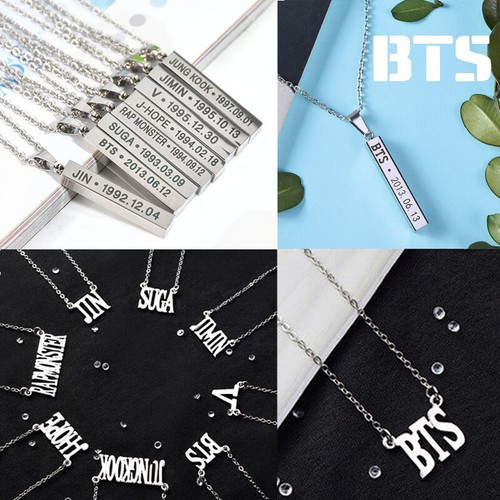 Kpop necklace bangtan boys - necklace,