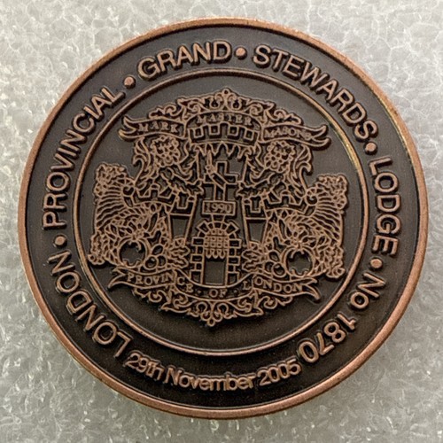 English masonic token london - -,