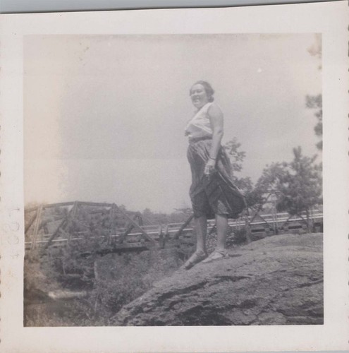 1954 photo woman standing - 1954,
