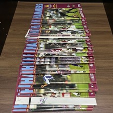x23 WEST HAM UNITED 1999-2000 HOME PROGRAMMES - Original Vintage Memorabilia