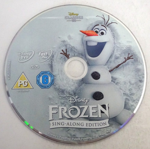 Frozen dvd disc only - frozen,