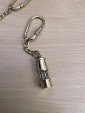 Solid Brass Miners Lamp Keyring Mining 