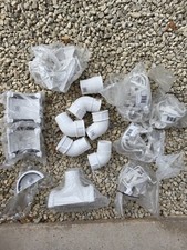 Joblot Floplast Guttering Gutter (Screwfix) Std Roundline White Fittings, New.