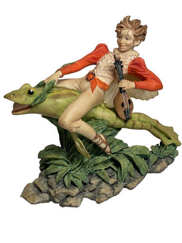 Pixie boy with - pixie, riding