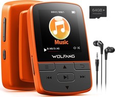 WOLFANG 64GB MP3 Players with