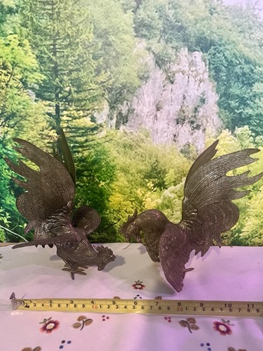 Vintage cast metal - metal, rooster