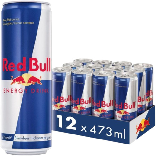 Red bull energy drink 473ml - red,