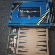 Traditional Wooden Backgammon