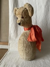 Rare 1930s teddy bear skittle - 30cm/12in - antiques/old