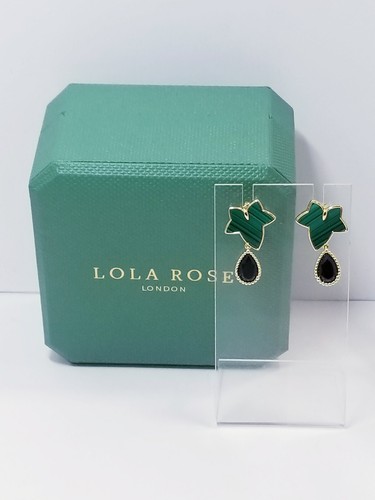 Lola rose malachite earrings - earrings,