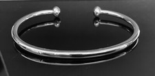 Solid 925 sterling silver open - solid,
