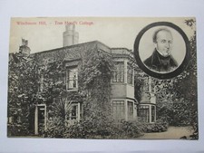 Tom Hood's Cottage Winchmore Hill London Vintage Postcard K42