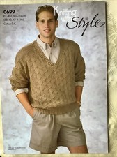 Style men's knitting pattern