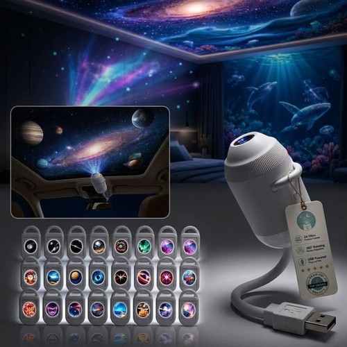 Usb starry sky projector night - usb,
