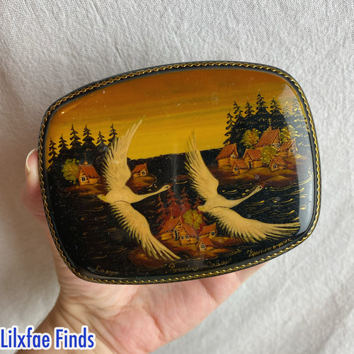 Vintage russian lacquer - vintage,