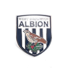 WEST BROM ALBOION CREST LARGE PIN BADGE FREE UK 48HR POST
