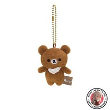 New San-X Rilakkuma Mini Plush Toy Cleaner Chairoikoguma AB17704 H6.5 x W5.5 x