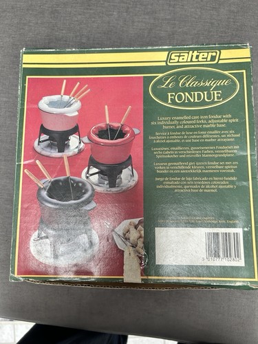 Salter classique fondue set - salter, le