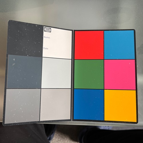 Jobo grey and color test - and, chart