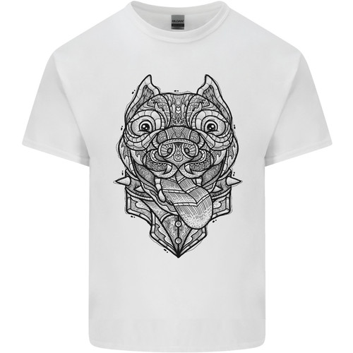 Pitbull mandala art dog - pitbull,