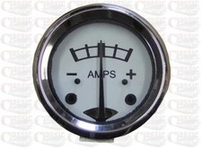 Lucas type Ammeter, White faced BSA, 