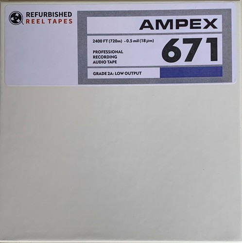 Ampex 671 reel - ampex,