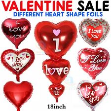 I Love You Heart Super shape Foil Balloon Valentines Day Party Engagement Decor