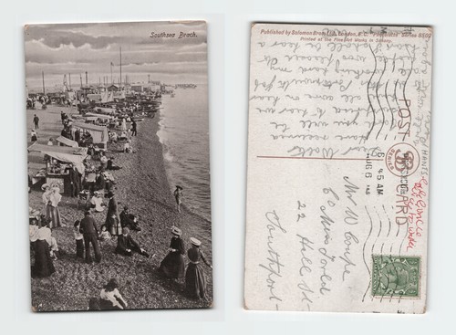Vintage postcard southsea - postcard,