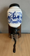 Vintage Delft Ceramic & Wood