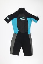 Board Angels Women Black Size 10 Short Sleeve Shortie Wetsuit
