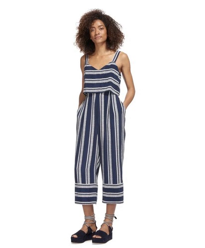 Whistles lucy striped jumpsuit - lucy,