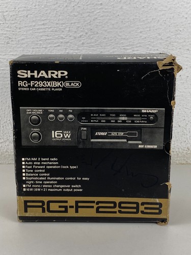 Vintage old car radio - old, stereo