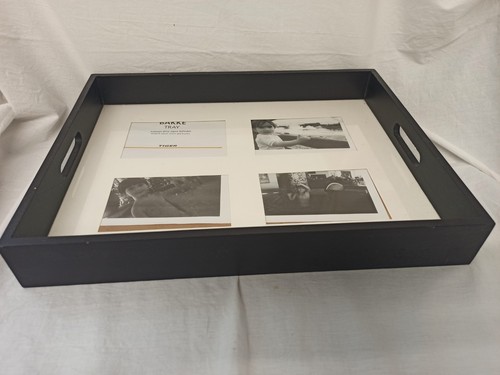 Personalised black wooden - black,