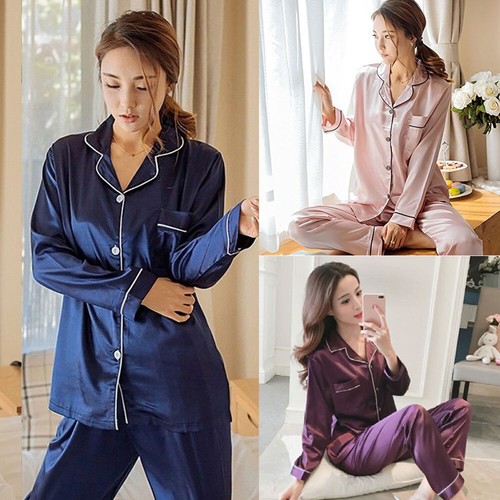 Women ladies plain silky satin - women,
