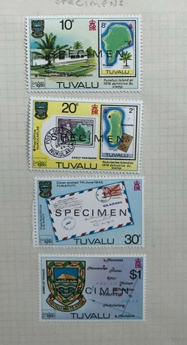 Tuvalu stamps mint hinged - stamps,