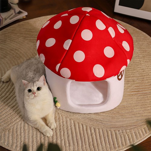 Warm soft cat bed - bed, small