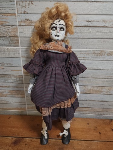Halloween scary porcelain doll - halloween,