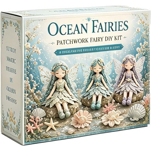Sewing kit fairy patchwork - sewing,
